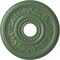 Ekena Millwork Genevieve Ceiling Medallion (Canopies up to 3 1/2"), 16 1/8"OD x 3 1/2"ID x 7/8"P, Athenian Green CM16GNAGF - alternate 1
